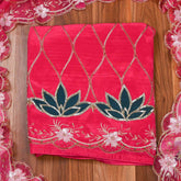 Crepe Pink Unstitched Suit